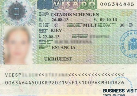 виза в Испанию категории C виза в Испанию категории C