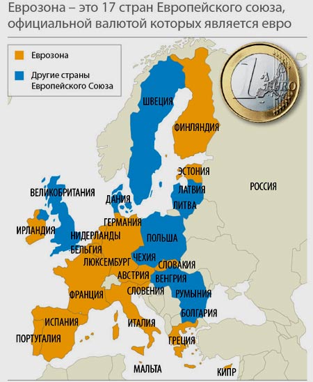 карта Евросоюза