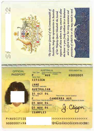 паспорт Австралии