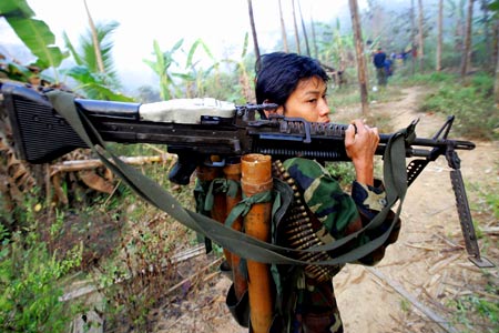 военные в Мьянме