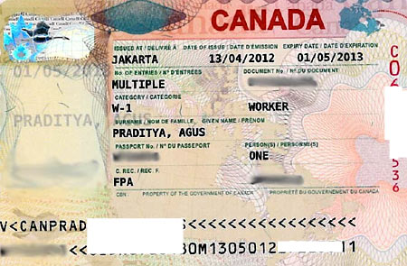 канадская рабочая виза
