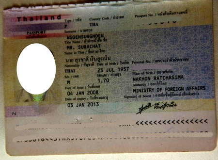 тайский паспорт