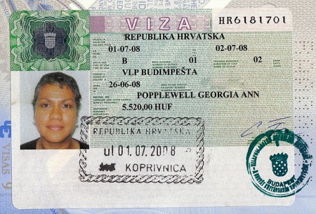 Хорватская виза