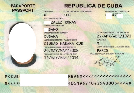 Кубинский паспорт
