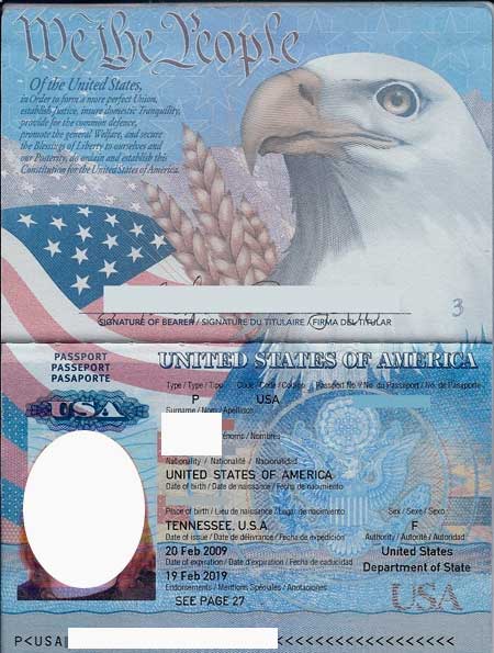 Американский паспорт