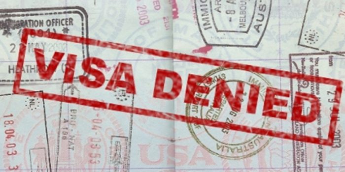 Печать "visa denied"