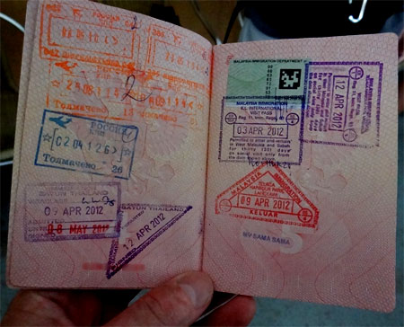 визы в паспорте