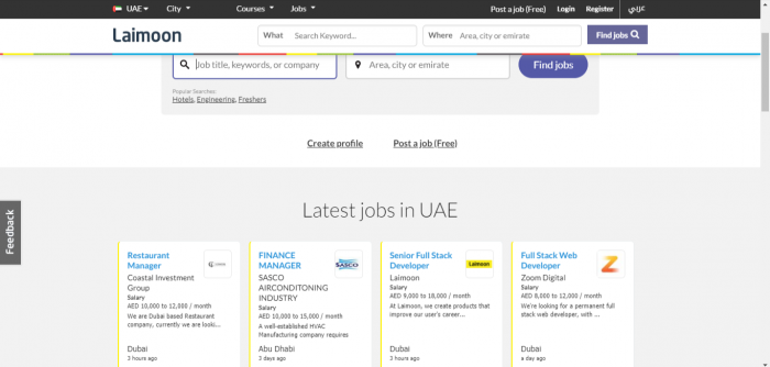 сайт поиска работы в ОАЭ