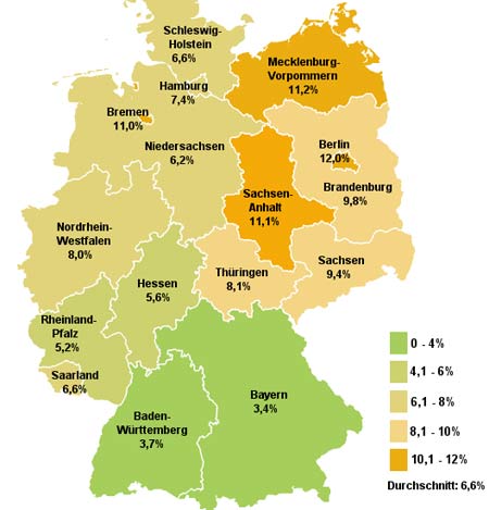 безработица в Германии 