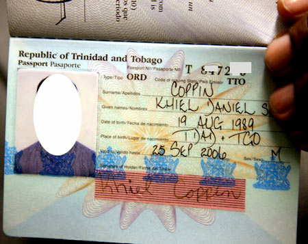 паспорт Тринидад и Тобаго