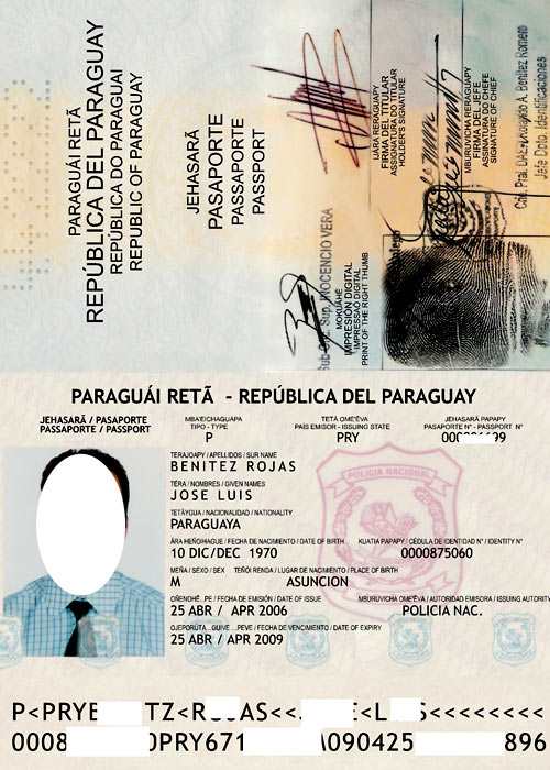 парагвайский паспорт