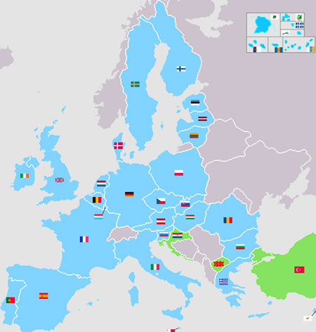 карта ЕС