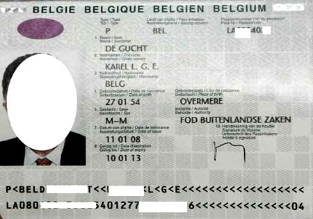 бельгийский паспорт