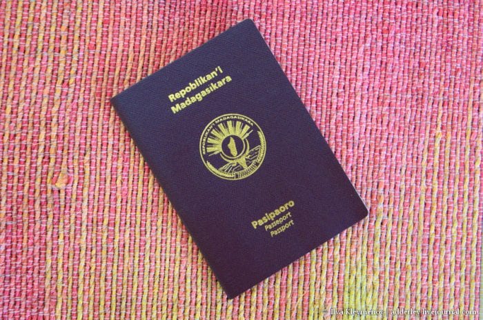 Паспорт гражданина Мадагаскара