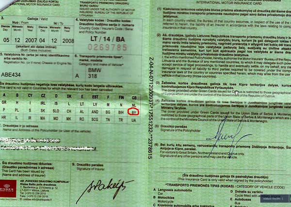 A green card in finland
