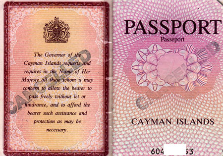 паспорт кайман 