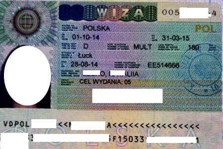 рабочая виза в Польшу