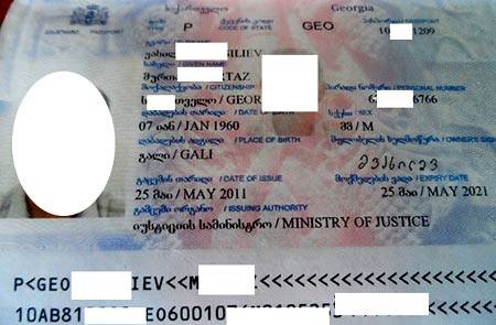 грузинский паспорт 