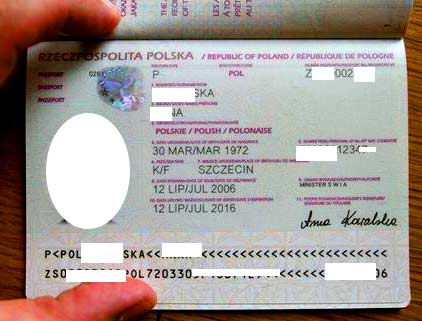 польский паспорт 