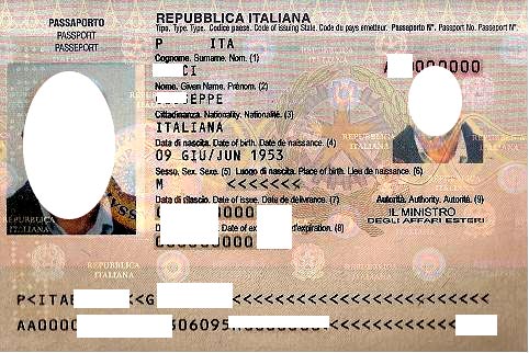 итальянский паспорт 