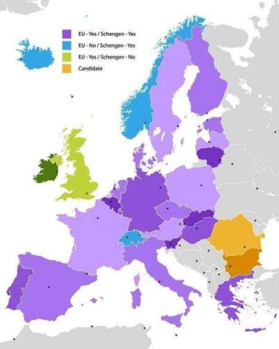 Список стран Шенгена