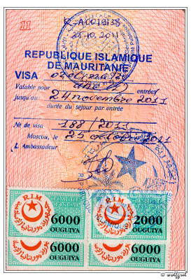 Виза в Мавританию