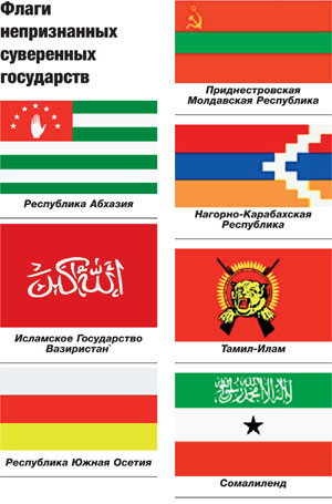 Флаги непризнанных государств