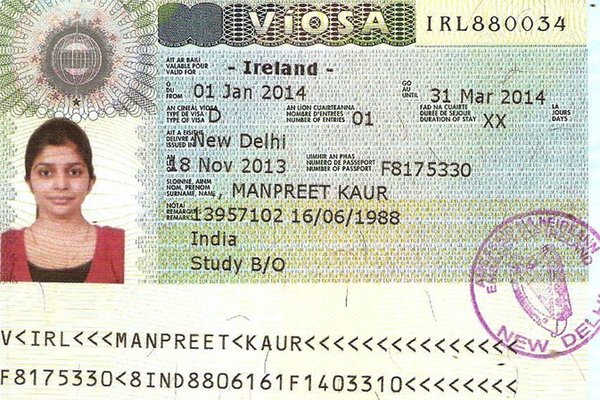 Ирландская студенческая виза