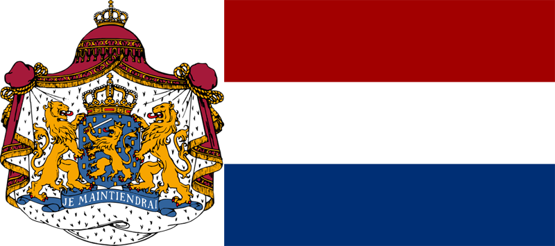 герб и флаг Нидерландов (Голландии)
