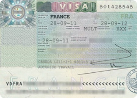 Французская рабочая виза