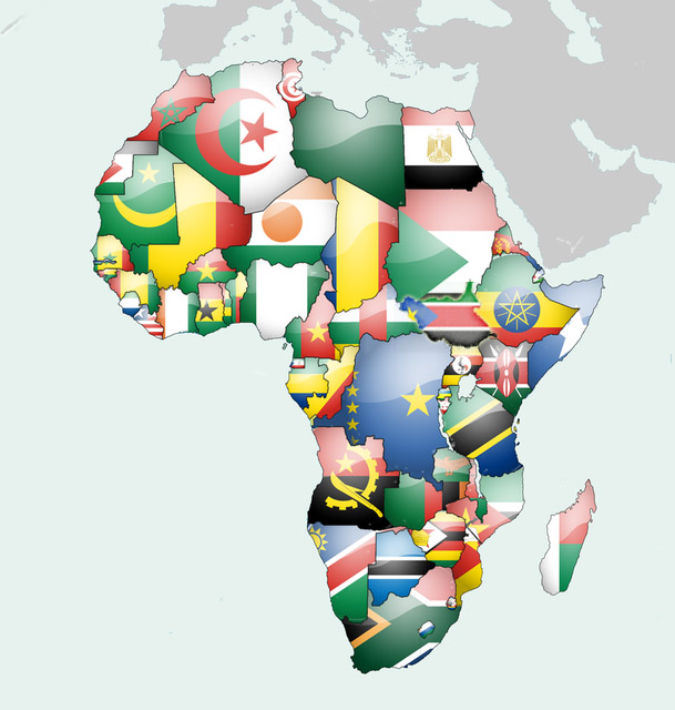 Флаги стран Африки