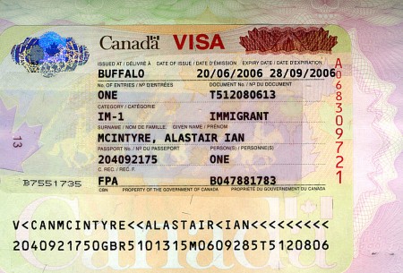 Иммиграционная виза