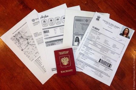 пакет документов для оформления визы