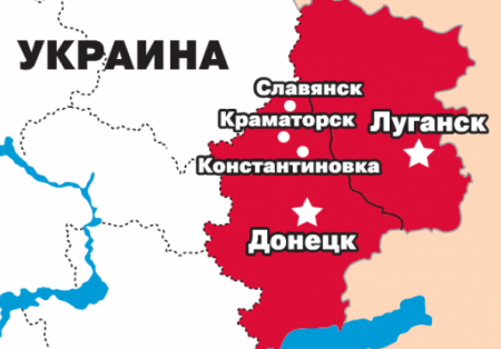 Карта ДНР