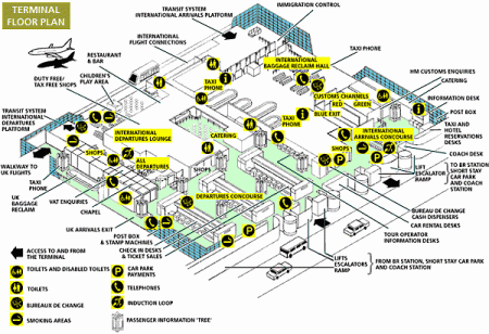Карта аэропорта Реус