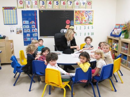Занятия в детском саде в США