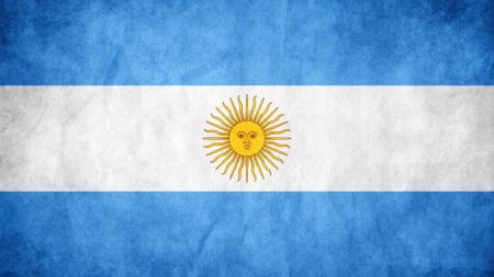 флаг Аргентины с солнцем