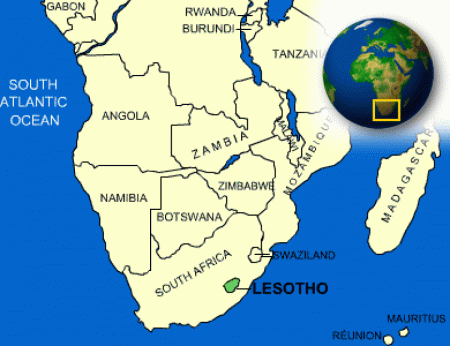 Лесото - государство-анклав