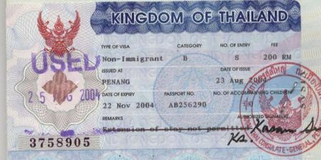 рабочая виза в Таиланд