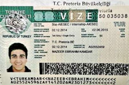 рабочая виза в Турцию