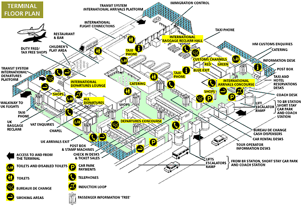 Схема аэропорта Реус