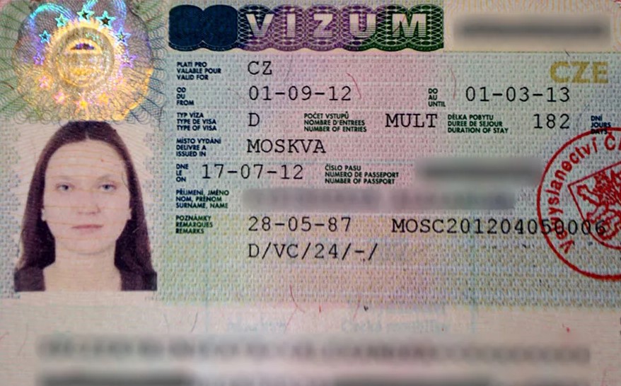 национальная виза в Чехию