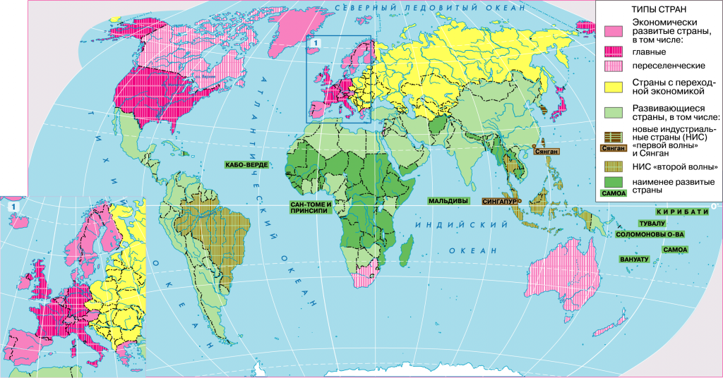 Крупнейшие страны мира по площади территории в 2024 году: таблица  сравнения, расположение на карте