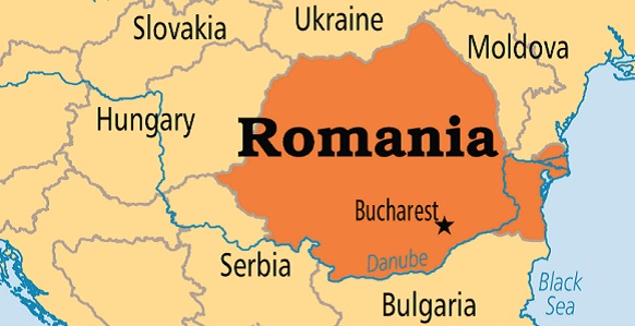 Румыния на карте