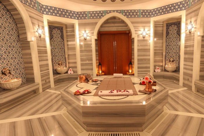 Главный зал турецкой бани хамам