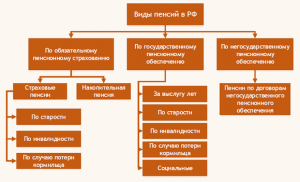 Виды пенсий в рф презентация