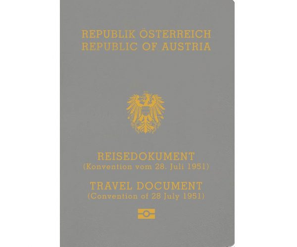 Проездной документ беженца в Австрии