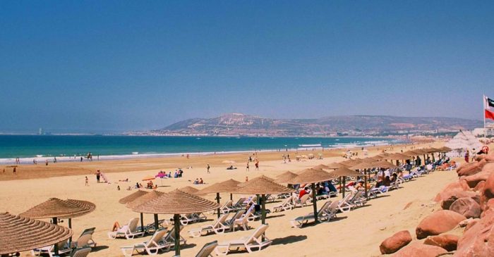 пляж в Марокко