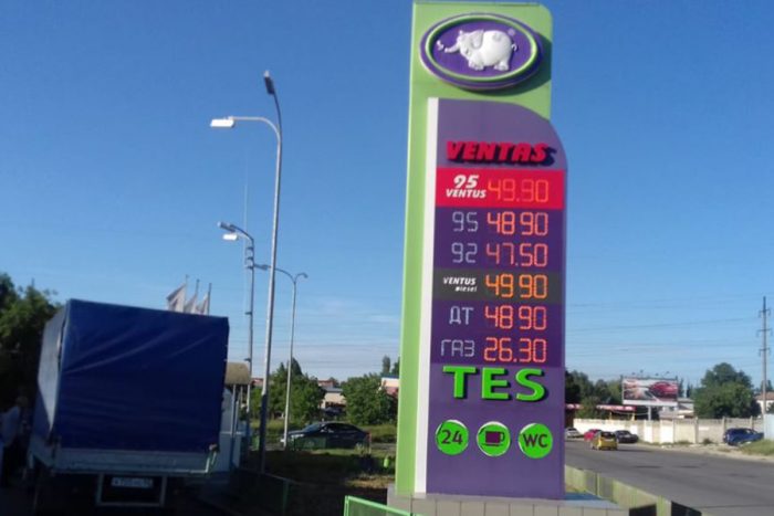 Цены на бензин в Крыму