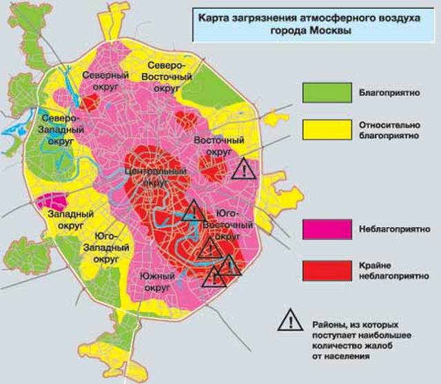 Карта престижности районов москвы и подмосковья